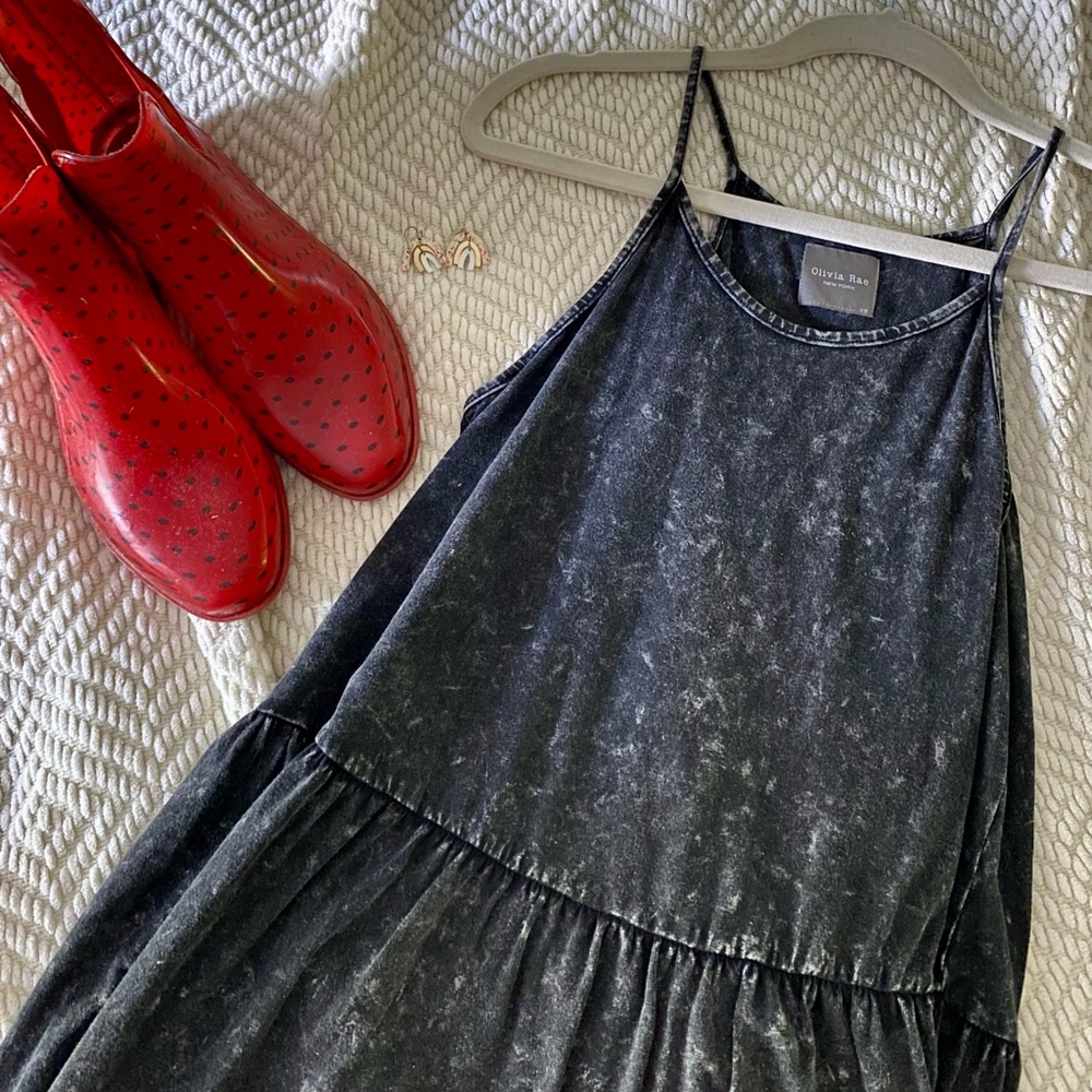 Gray Faded Dress